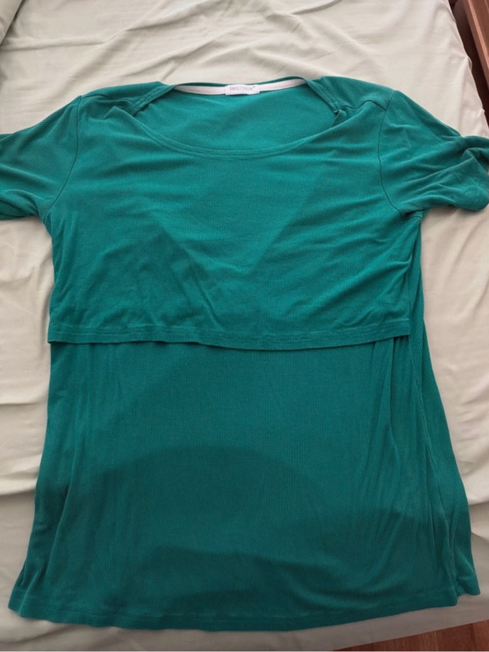 Teal Layered Nursing Top